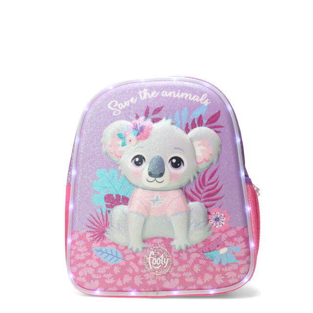 Mochila Footy Koala Relieve Lila - Fucsia