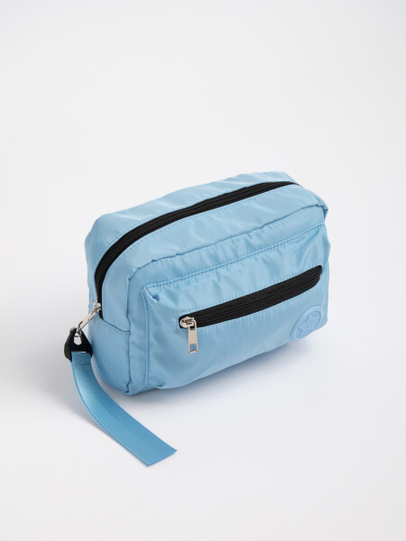 Necessaire con bolsillo Celeste