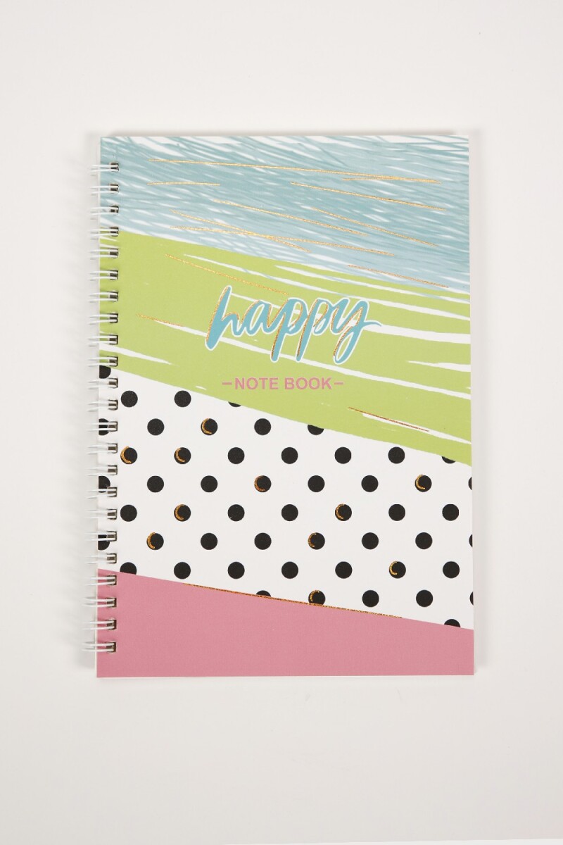 Cuaderno Gogh A5 70g 80 Hojas - Estampado 4 