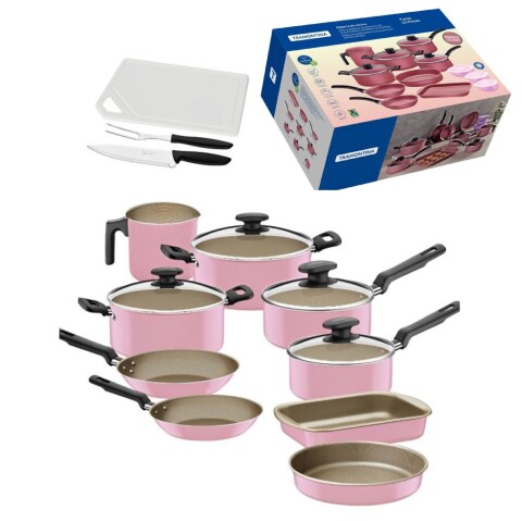 Ollas Tramontina NewTurquia 12 Piezas Rosado 27899/513