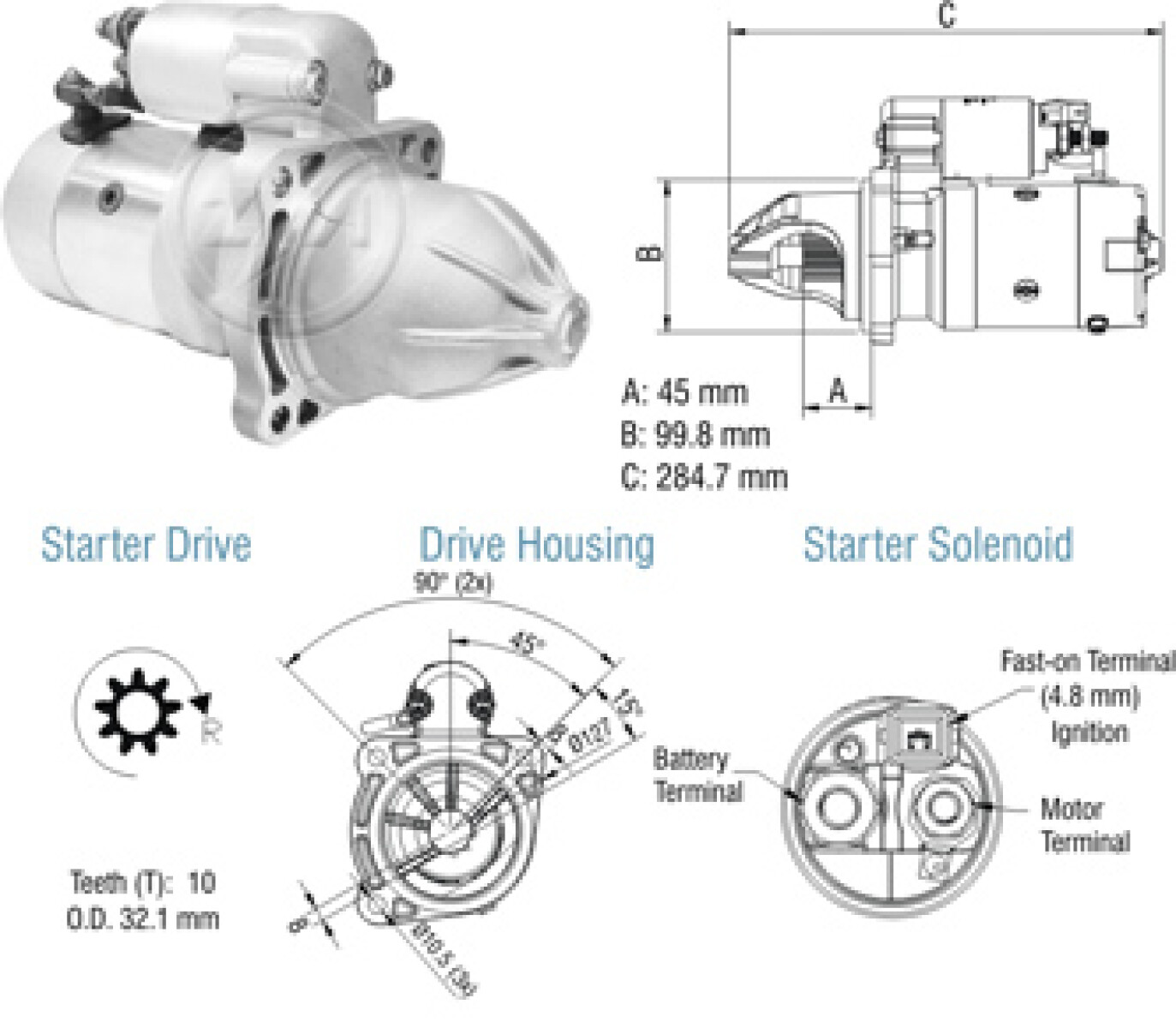 ARRANQUE FORD FORD CARGO 1617-21 PRESTOLITE 12V M93R ZM 
