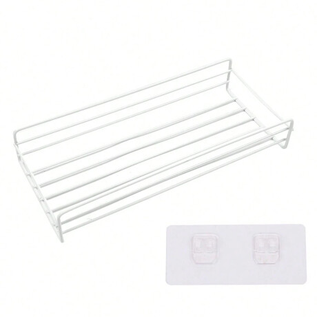 Estante Organizador Soporte Autoadhesivo Sin Tornillos Blanco