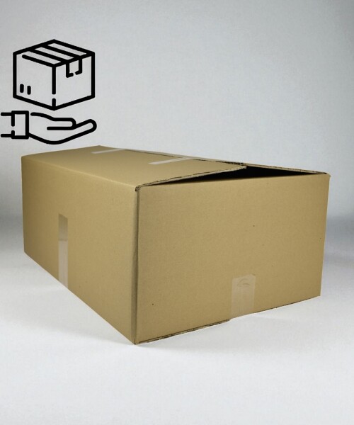 Caja aleta simple 54x38x22 cm. MADERA