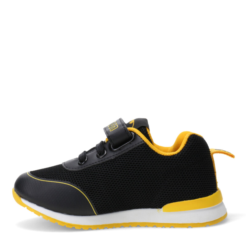 Championes Infantiles Batman c/Velcro Negro - Amarillo