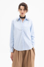 CAMISA SHINE Celeste