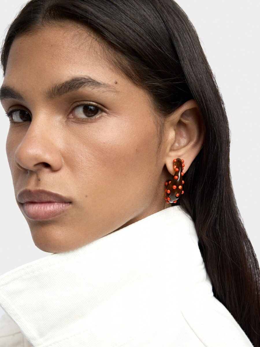 Aros Abiertos Con Esferas multicolor