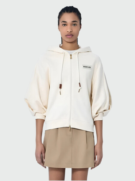 Moncler - Jersey de Algodón Maglia Gris
