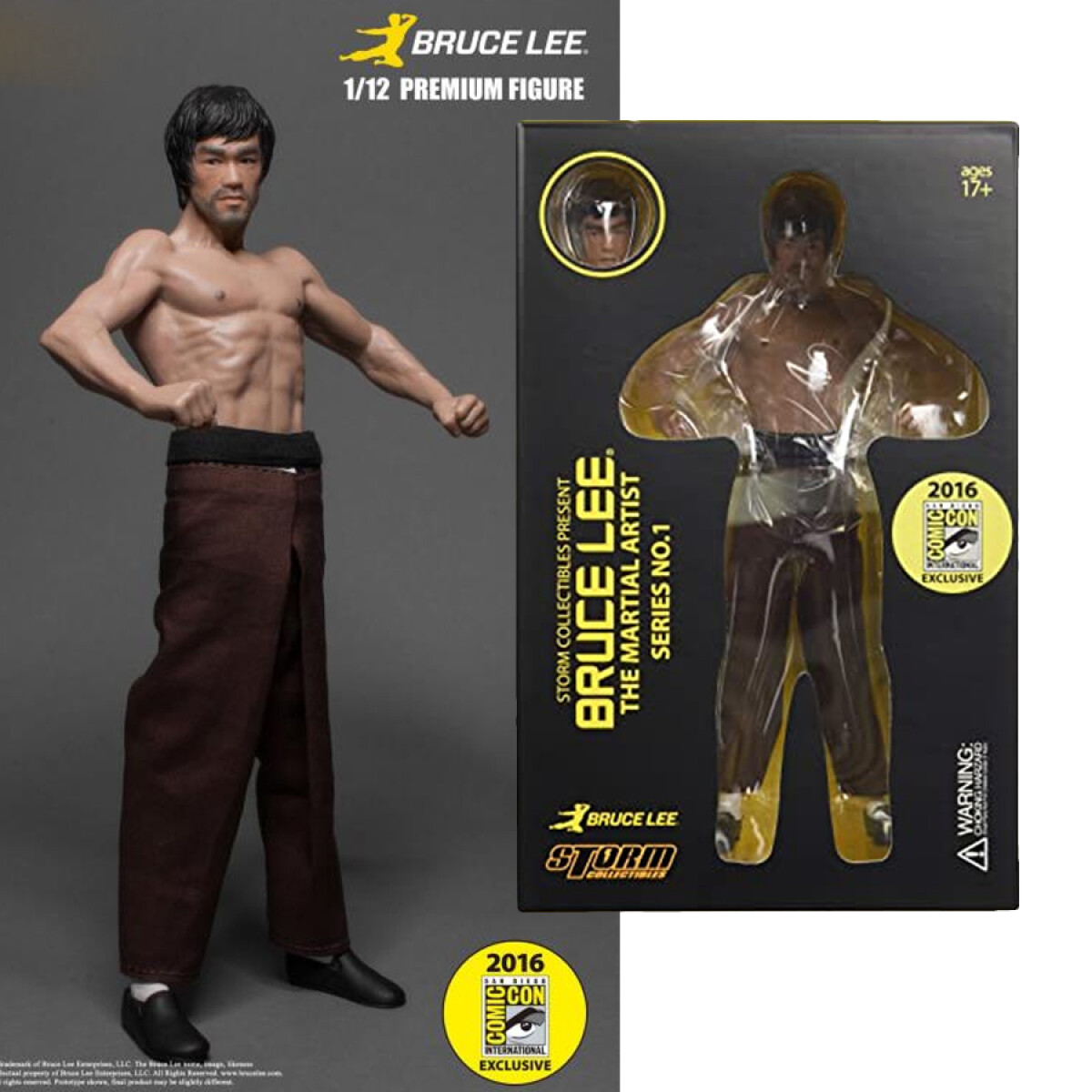 Bruce Lee The Martial Artist Series No.1 [Exclusivo ComicCon 2016] · Storm Collectibles 