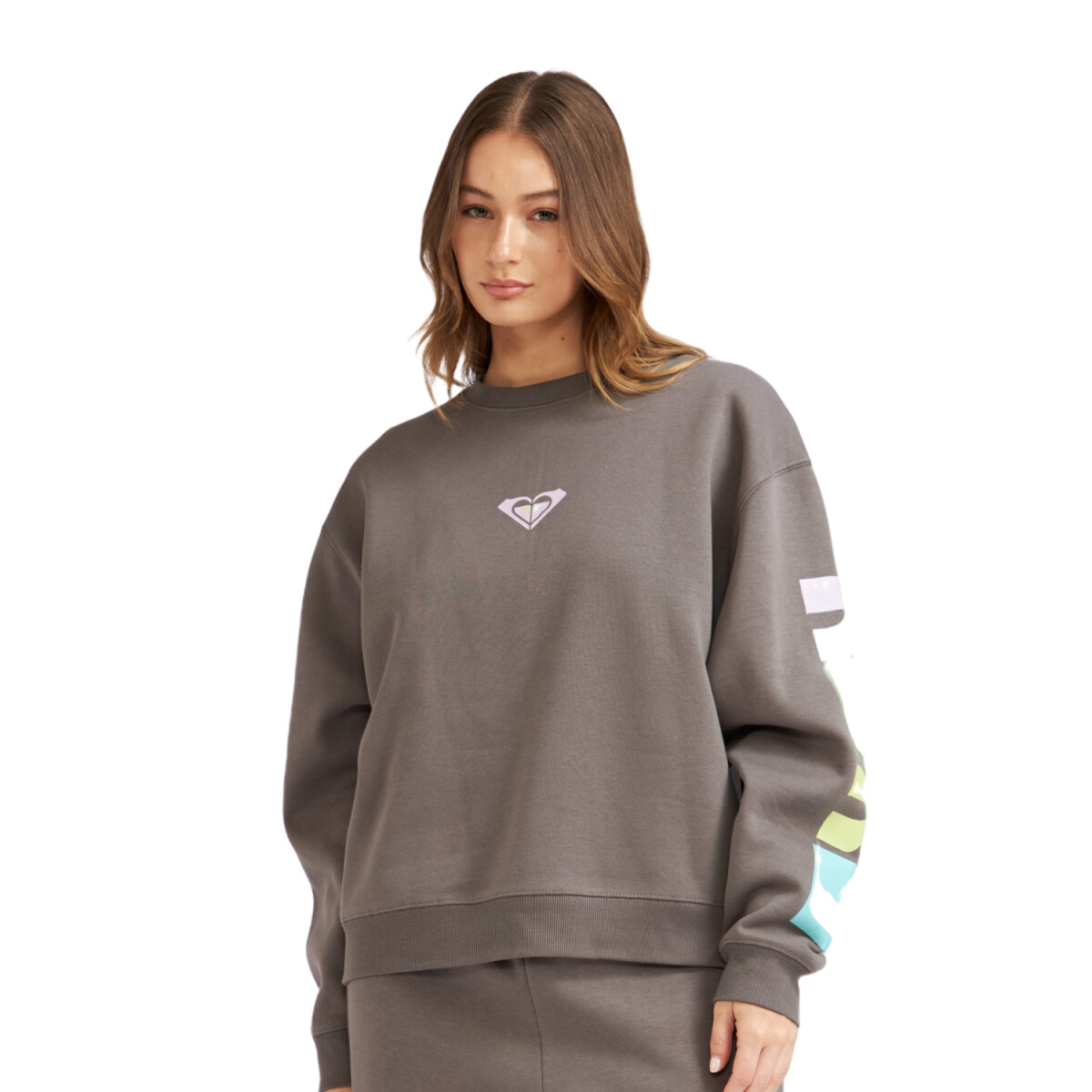 Buzo Roxy Hey Yeah - Gris 
