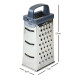 Rallador 4 caras 11x8x23cm INOX
