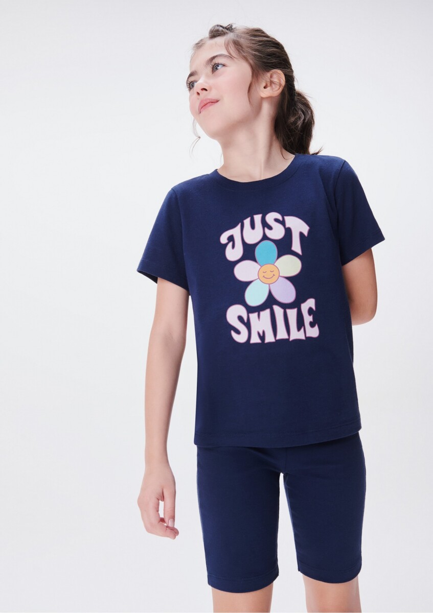 BLUSA MM FEM - AZUL MEDIO 