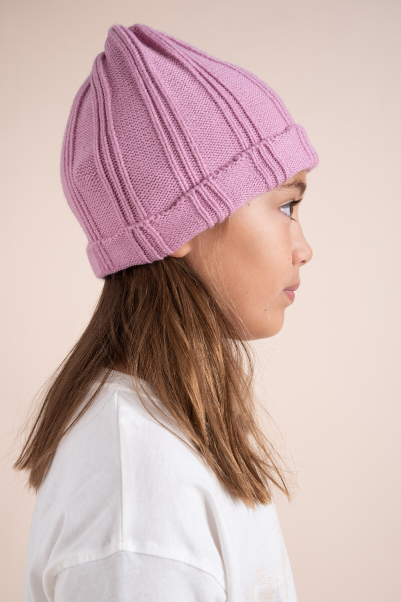 Gorro liso Rosa