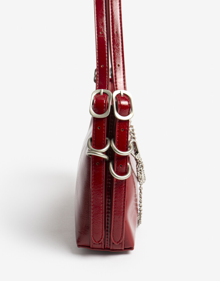 City Cartera Formato Bandolera - Rojo Medio