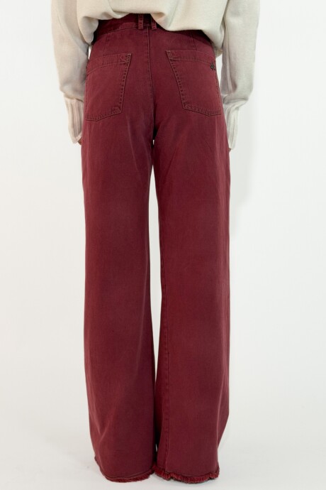 PANTALON LENNON Bordo