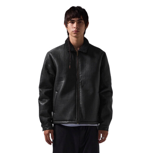 Campera Former Sherpa Leather - Negro Campera Former Sherpa Leather - Negro