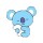 Lapicera BT21 4 colores Koya