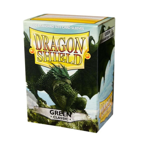 Dragon Shield: 100 Standard Sleeves Classic Green