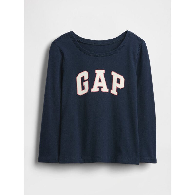 V-FRCH LS LOGO TEE TAPESTRY NAVY