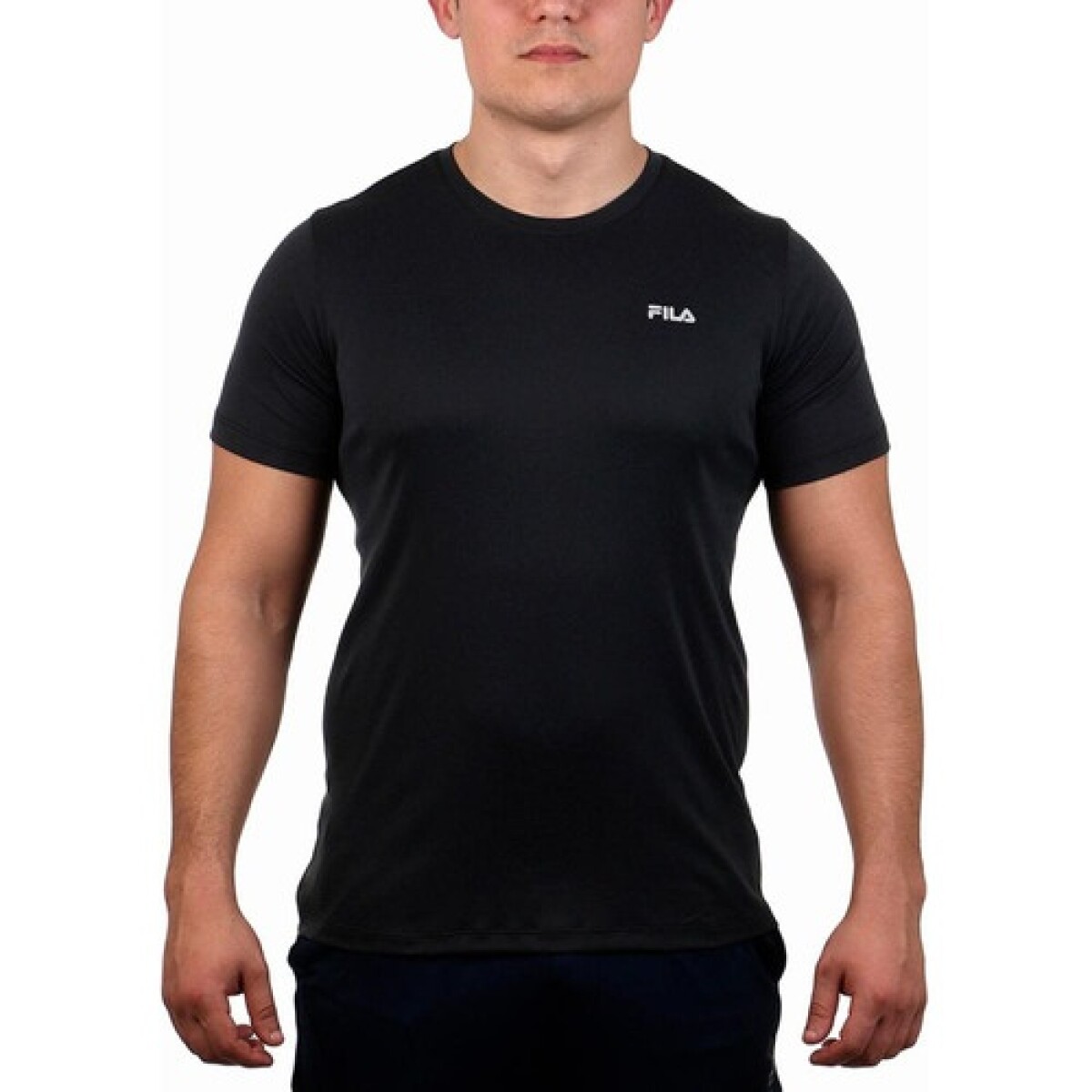 Remera Manga Corta para Hombre Fila Eclipse Negra - negro 