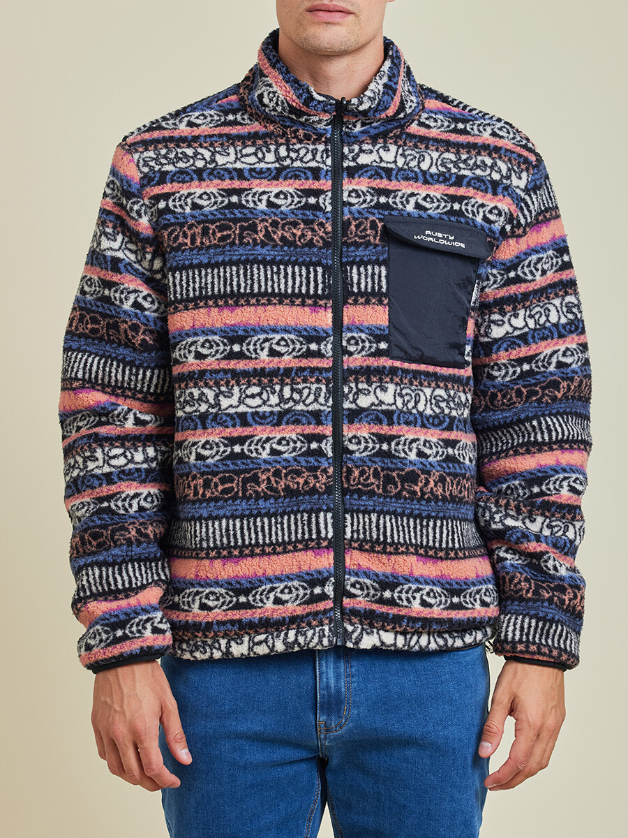 CAMPERA ARNAU ( SHERPA ) RUSTY - Rosado 