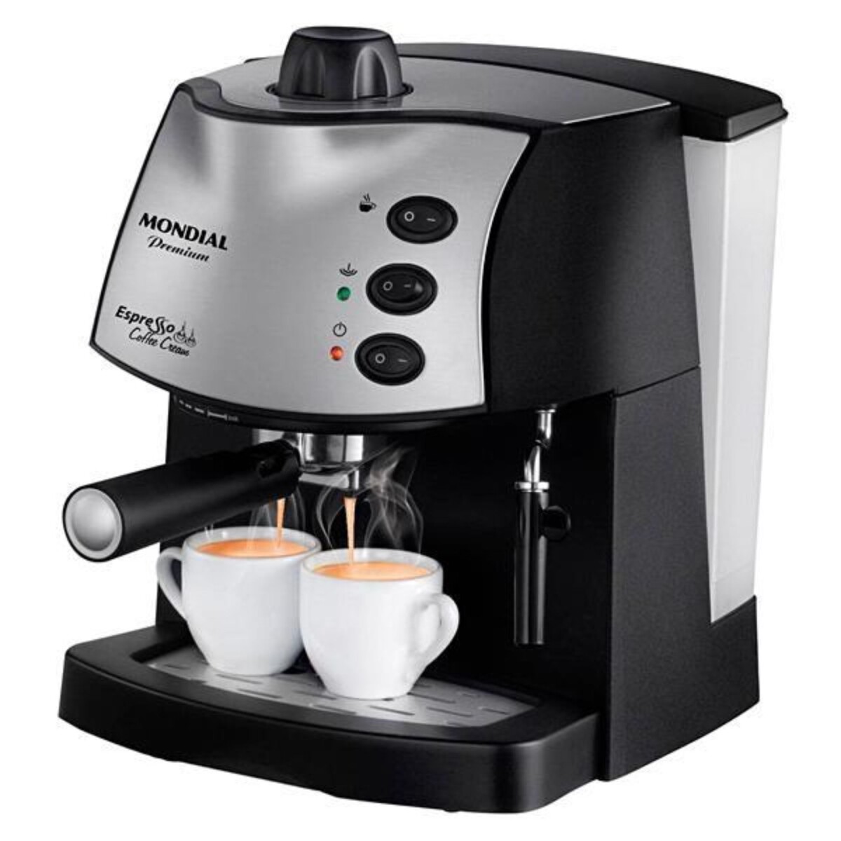 Cafetera Expresso Coffe Cream C-08 Mondial 800W 2 Filtros 15 Bar de Presion 