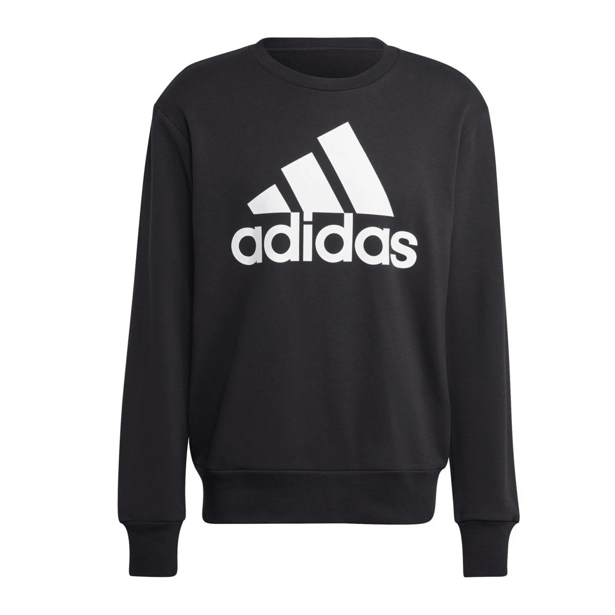 Buzo de Hombre Adidas Essentials French Terry - Negro - Blanco 