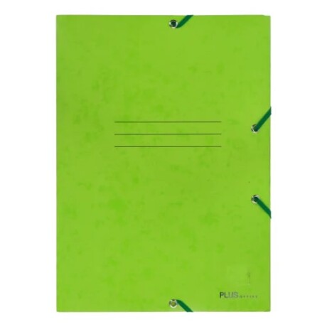Carpeta con Elástico Plus Office Verde Manzana