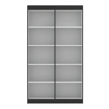 Ropero 4 puertas / Gran cantidad de estantes NEGRO