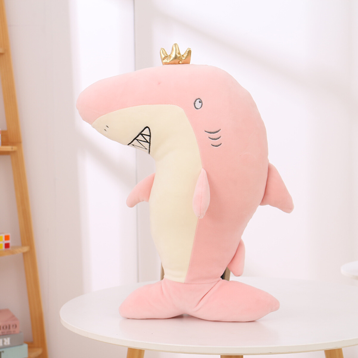 Muñeco De Peluche Tiburón (rosa) - Unica 