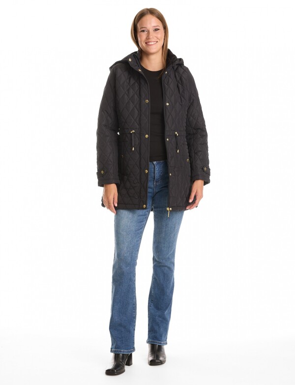 Campera Capitoneada NEGRO