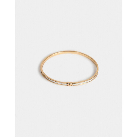 Pulseras Rígidas Con strass Dorado