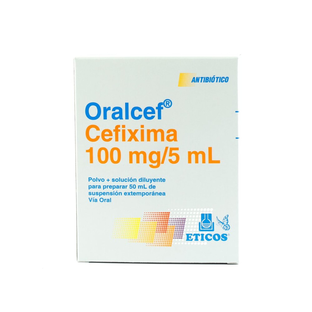 ORALCEF 100 MG. PVO.P/ SUSP. FRASCO X 50 única