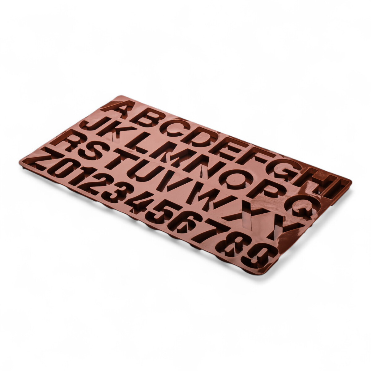 Molde Silicona Letras Numeros Cocina Resina 