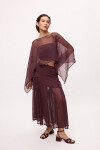 Falda Tess Bordo
