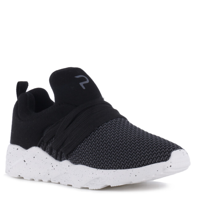 Championes Infantiles Push MILENI de tela tejida Negro