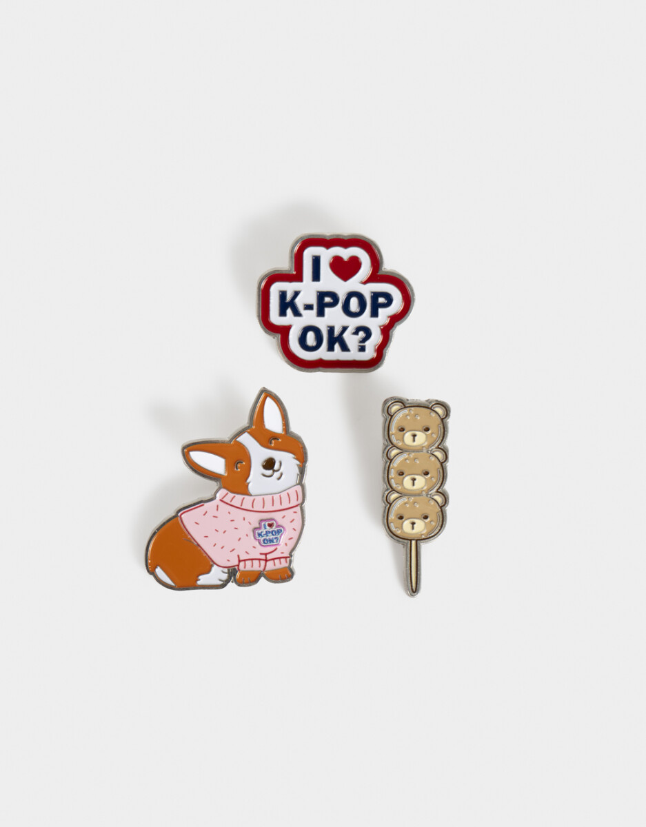 Set De Pins "k Pop" 