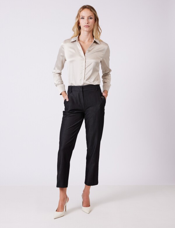 Pantalon Gabardina Ligera & Confort NEGRO