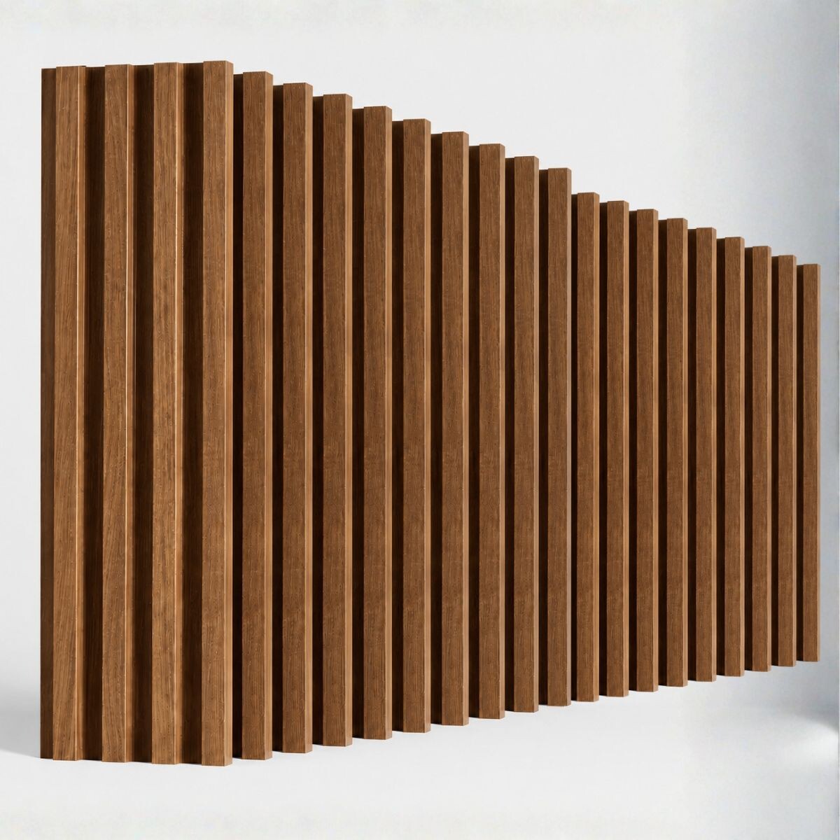 Set X16 Panel ranurado WPC 290x16cm - MARRON OSCURO 