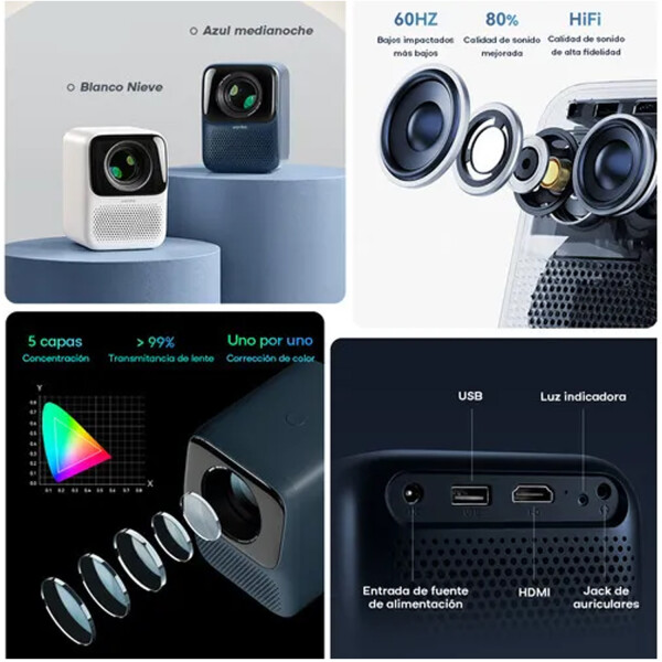 Proyector Wanbo New T2 Max PROYECTOR WANBO NEW T2 MAX