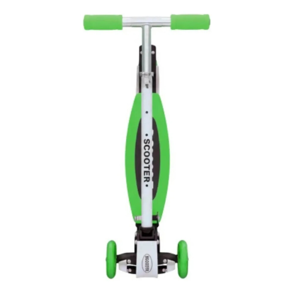 Monopatín Básico Scooter Con Luces Tripatin VERDE