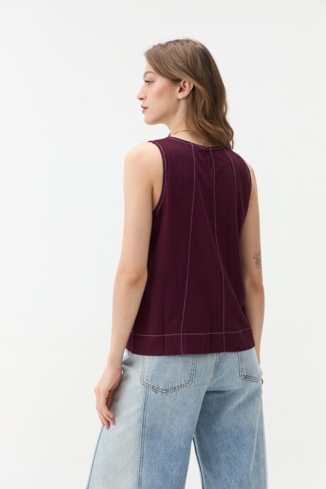 MUSCULOSA RAIZA Bordó