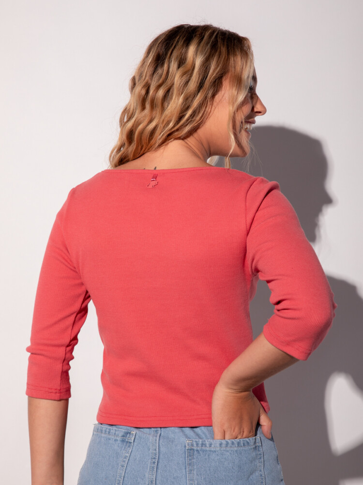 REMERA ORESTE Rosa Sepia