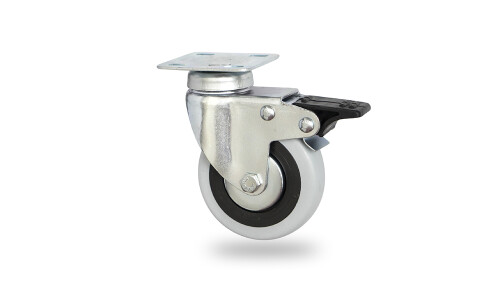 Rueda para mueble con freno IR 2711 Rueda Para Mueble Con Freno Ir 2711