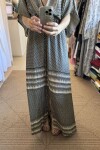 Vestido Manu de seda Tonos grises