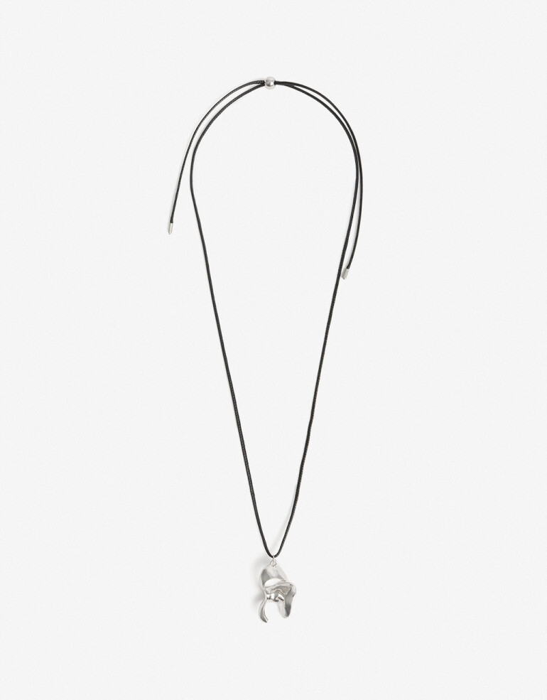 Collares Largos Perlas Set De Collares Metal Y Perla - Plateado Rodio