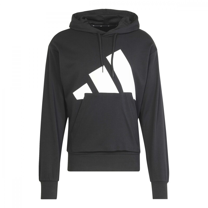 Abrigo Essentials Big Logo French Terry de Hombre Negro