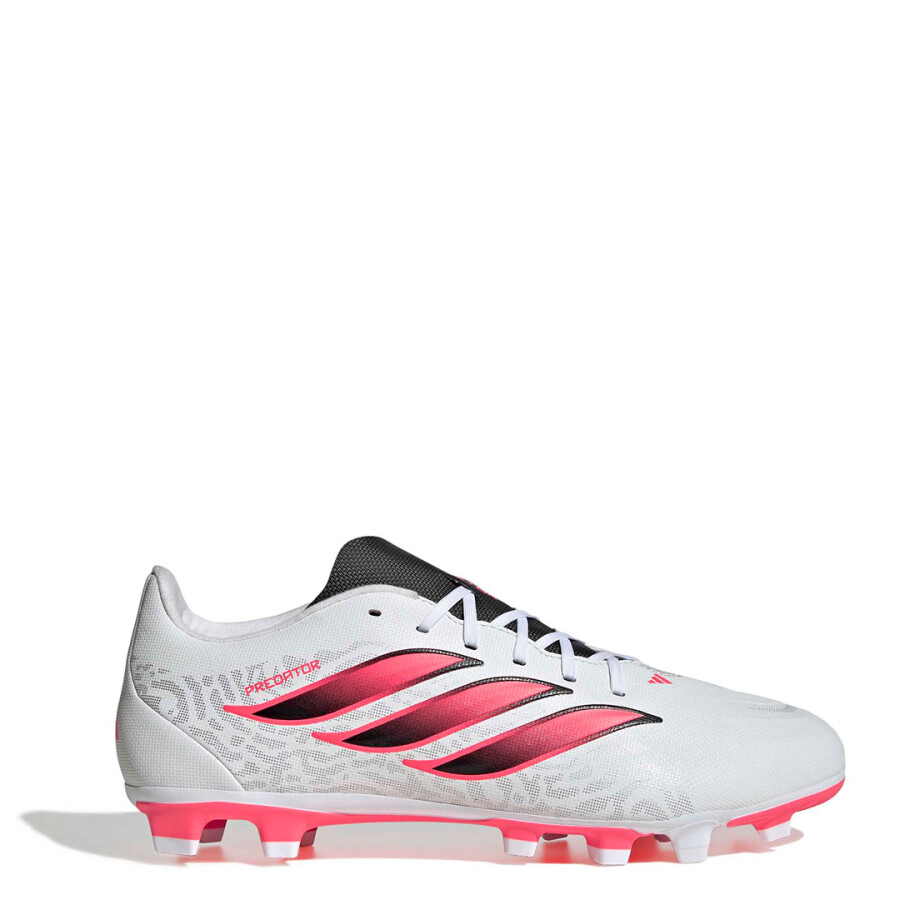 Championes Unisex Adidas Predator Club Fg/Mg Blanco - Rosado