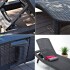 Juego De Reposeras Para Piscina + Mesa Simil Rattan Grafito!!! Juego De Reposeras Para Piscina + Mesa Simil Rattan Grafito!!!