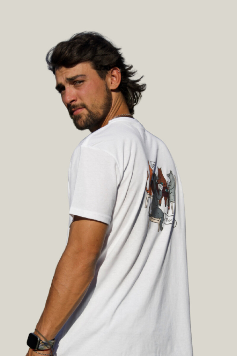 Camiseta Truco Brixton Blanca