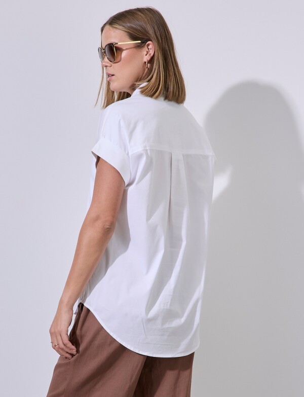 Camisa Algodon BLANCO